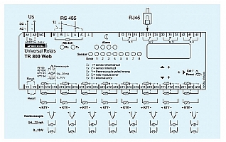 TR800Web, 8 Analog Giri�li �l��m-Kay�t-Raporlama R�lesi