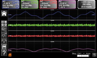 OX9304, 4x300 MHz �ZOLE Portatif Osiloskop
